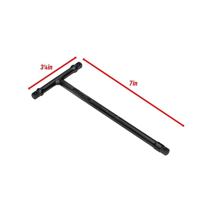 Pit Posse PP2587 3-Way T-Handle Wrench Removable 8mm 10mm 12mm Sockets - Image 5
